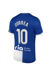 Fotbalové Dres Atletico Madrid Angel Correa #10 Venkovní Oblečení 2023-24 Krátký Rukáv